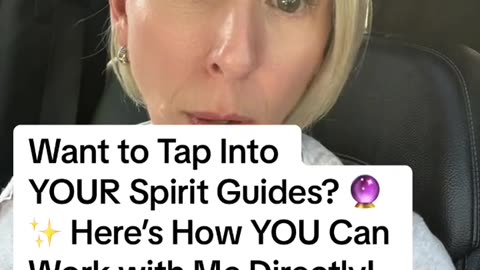 Want to Tap on your Spirit Guides?