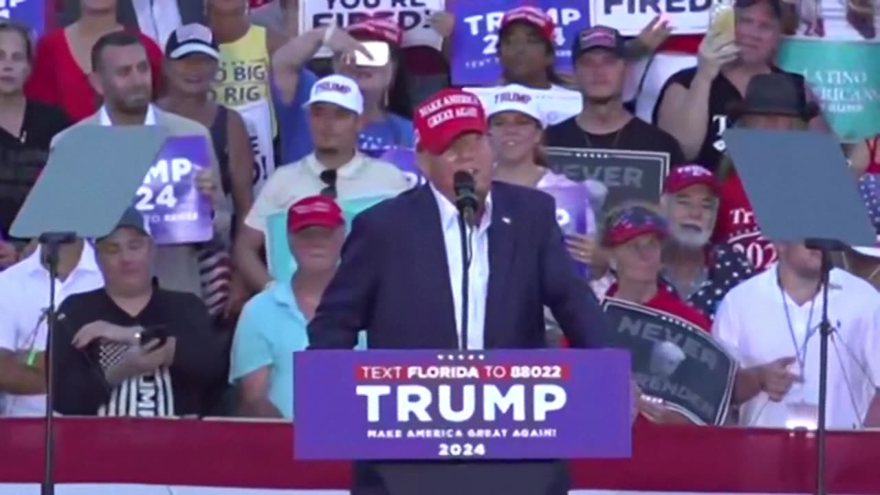 Trump revels in Democratic turmoil