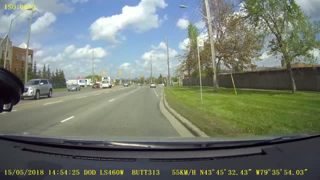 Car Nearly Causes Multiple Accidents in Intersection