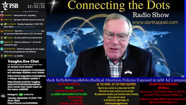 2022-09-27 11:00 EDT - Connecting the Dots: with Dan Happel