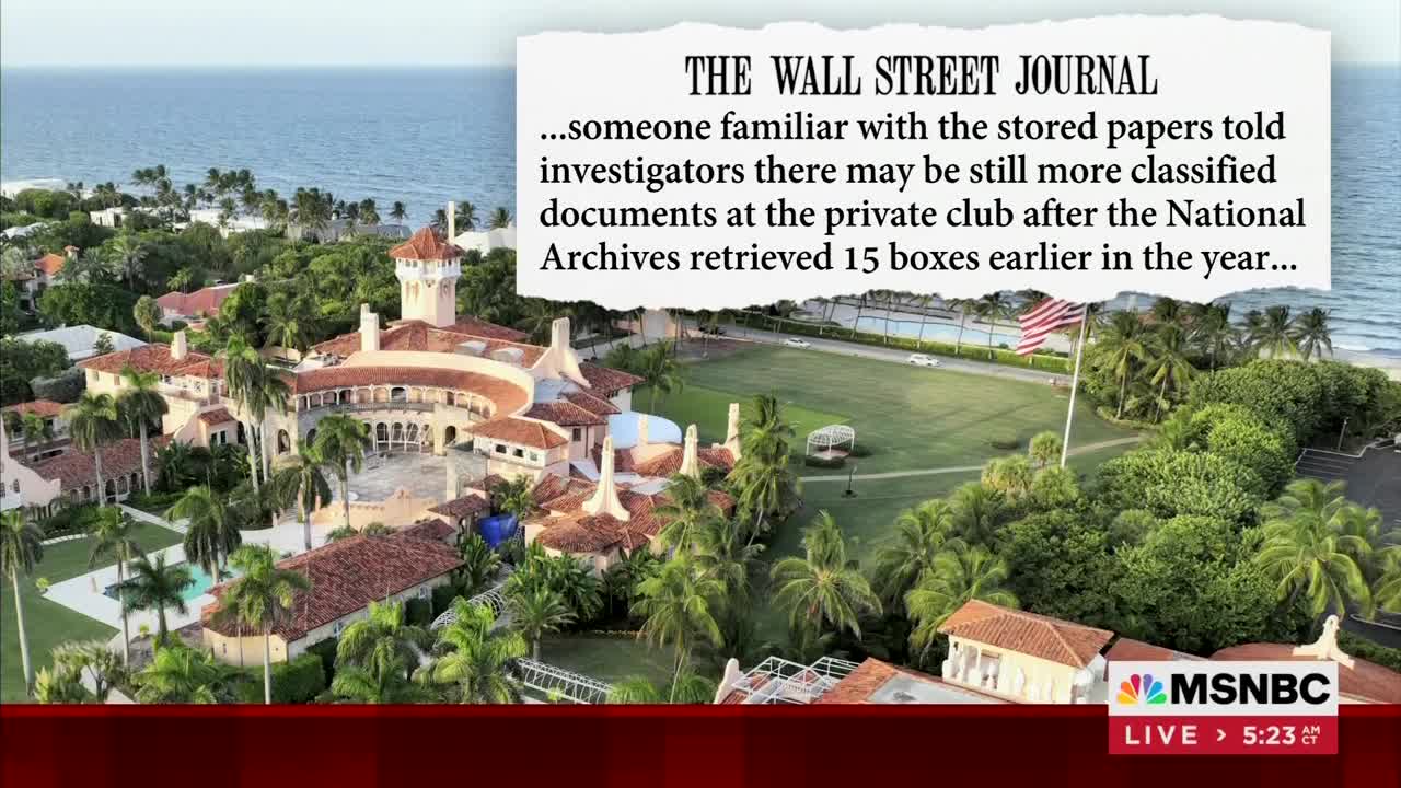 Liberals, Media, Attack Conservative Outrage Over Mar-a-Lago Raid - Scarborough