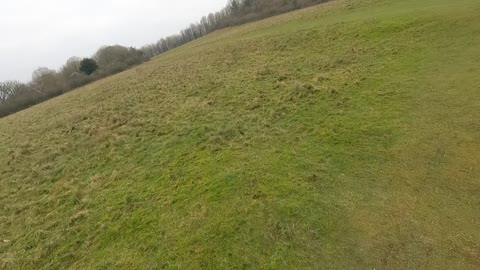 Beautiful landscape . On a cloudy day