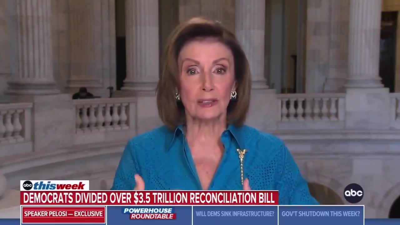 Pelosi: “Let’s Not Talk About Numbers & Dollars”