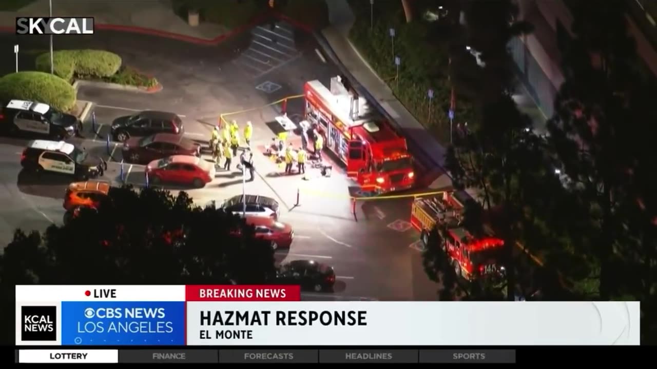 DEVELOPING! Hazmat Response in El Monte, Mike Rogers reports.