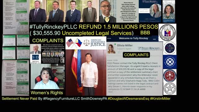 FoxBaltimore - OneNewsPage - Manila Bulletin - Daily Tribune - SMNI News - Channel7News - CBS - SmithDowney Pa - Tully Rinckey PLLC - Supreme Court Complaints - Settlement Never Paid - Abdul Ayyad - Ahmad Ayyad - Regency Furniture Inc Corporate Office