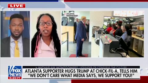 Michaelah Montgomery Shares Experience Of Trump's Atlanta Chick-Fil-A Visit