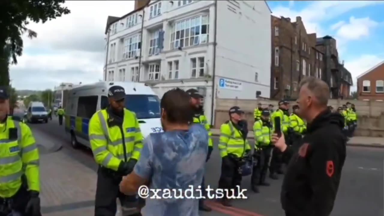 woman that filmed the anti-open border riots in the UK has been sentenced to 20 months prison