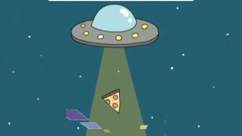 Squidward Is Playing With Tiles While Aliens Are Abducting Pizza 🍕