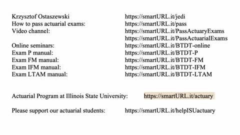 Exam LTAM exercise for September 15, 2021