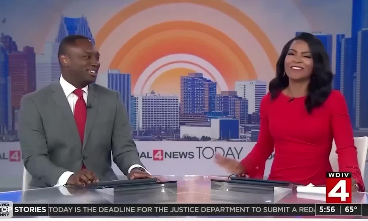TV Anchor Blooper which is On Song...