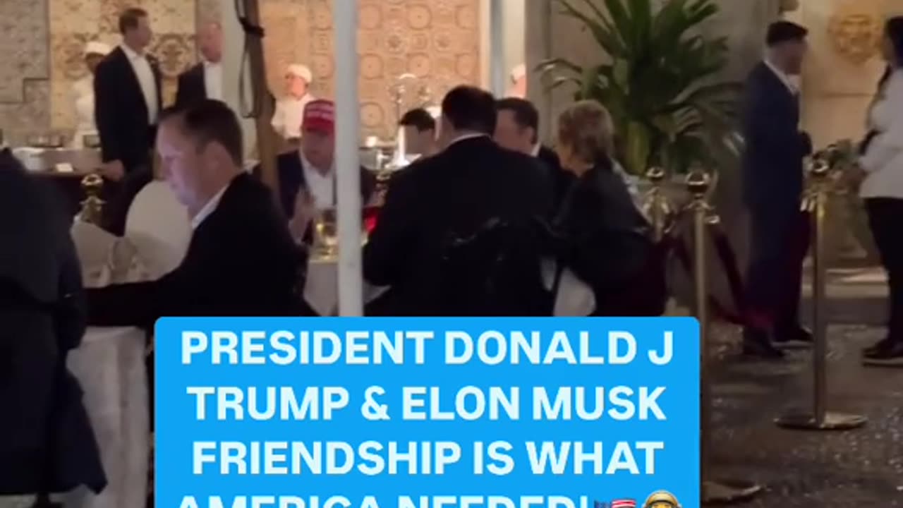 Trump & Elon Musk at Mar-a-Lago MAKING GOVERNMENT GREAT AGAIN!!