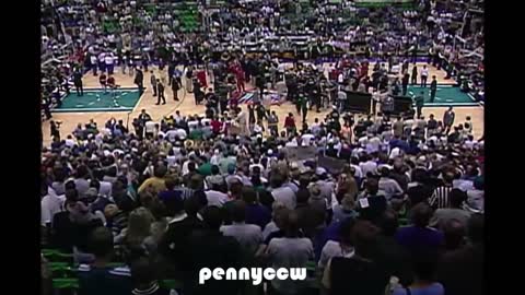 Michael Jordan last 3 minutes in his FINAL BULLS GAME vs Jazz (1998) Final Bulls game !