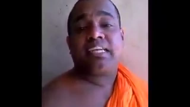 Srilankan monk has good modern preaching with rhymes