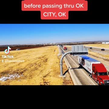 The Peoples Convoy before passing through OK CITY, OK.