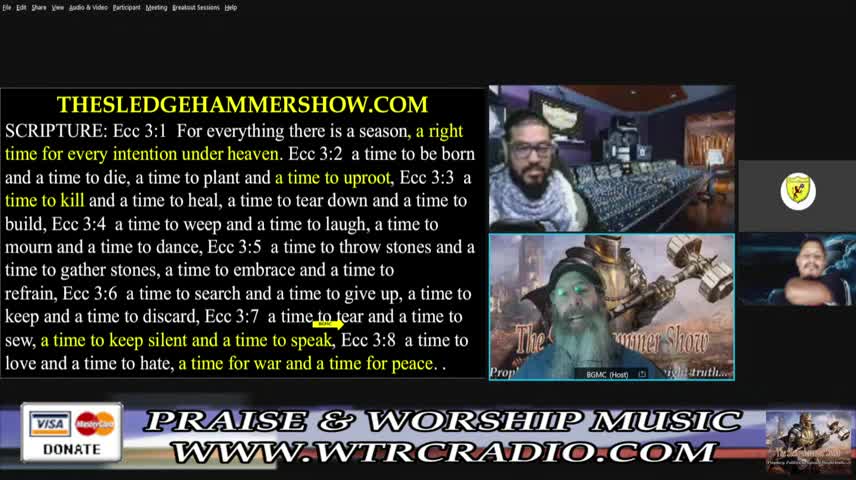 THE SLEDGEHAMMER SHOW SH355 A TIME AND A SEASON