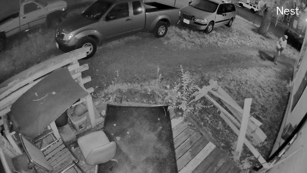 Hoe Changing their Clothes in the Yard.