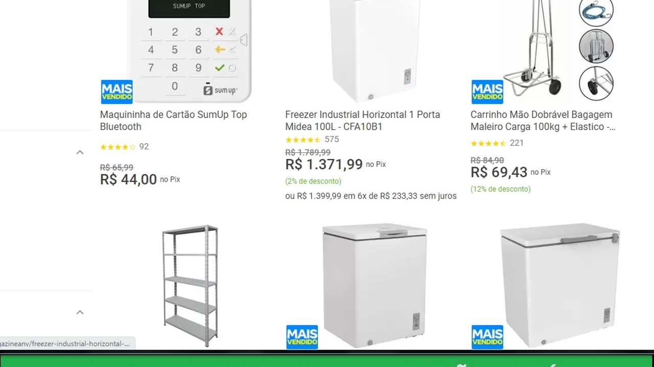 Maquininha de Cartão SumUp Top Bluetooth