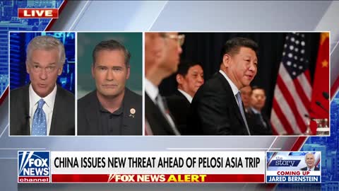 China issued an 'unacceptable threat' on Pelosi's trip, Biden once again not being clear: Waltz