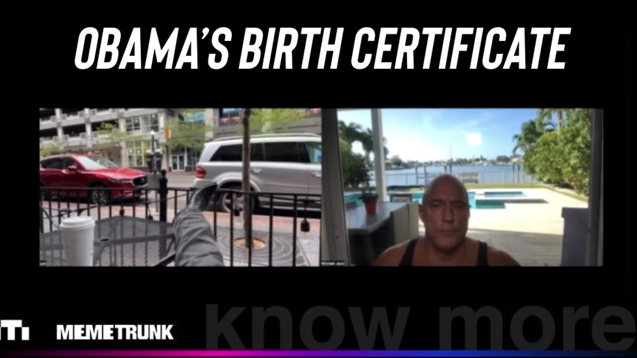 Obama’s Birth Certificate