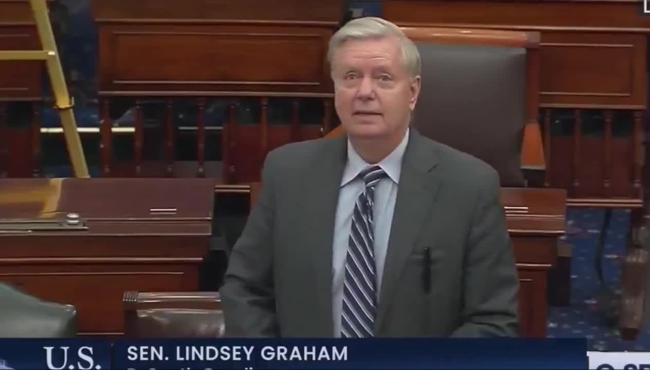 Lindsey Graham - "you need to get vaccinated. I've been vaccinated and I got COVID anyway."