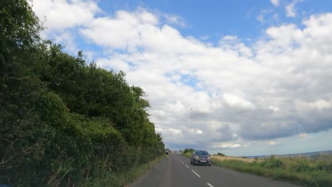 Driving GoPro. Portdown hill. Hampshire uk. Vlog