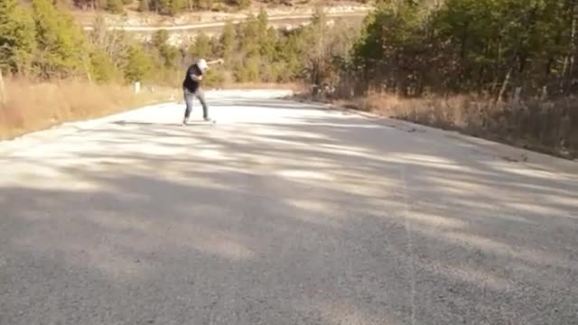 Downhill skateboard rapid fails