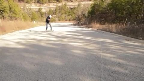 Downhill skateboard rapid fails