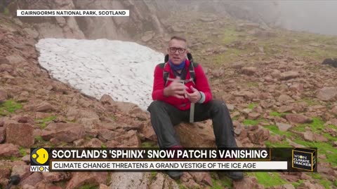 Scotland's 'sphinx' snow patch is vanishing | WION Climate Tracker | World News | WION