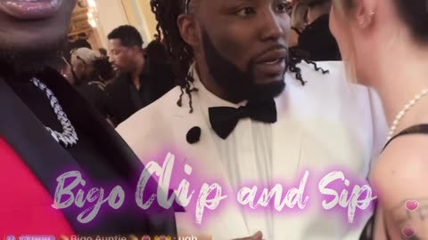 Finesse mingling at the bar w/everyone after the Bigo Gala 1/16/24 #bigoclipandsip