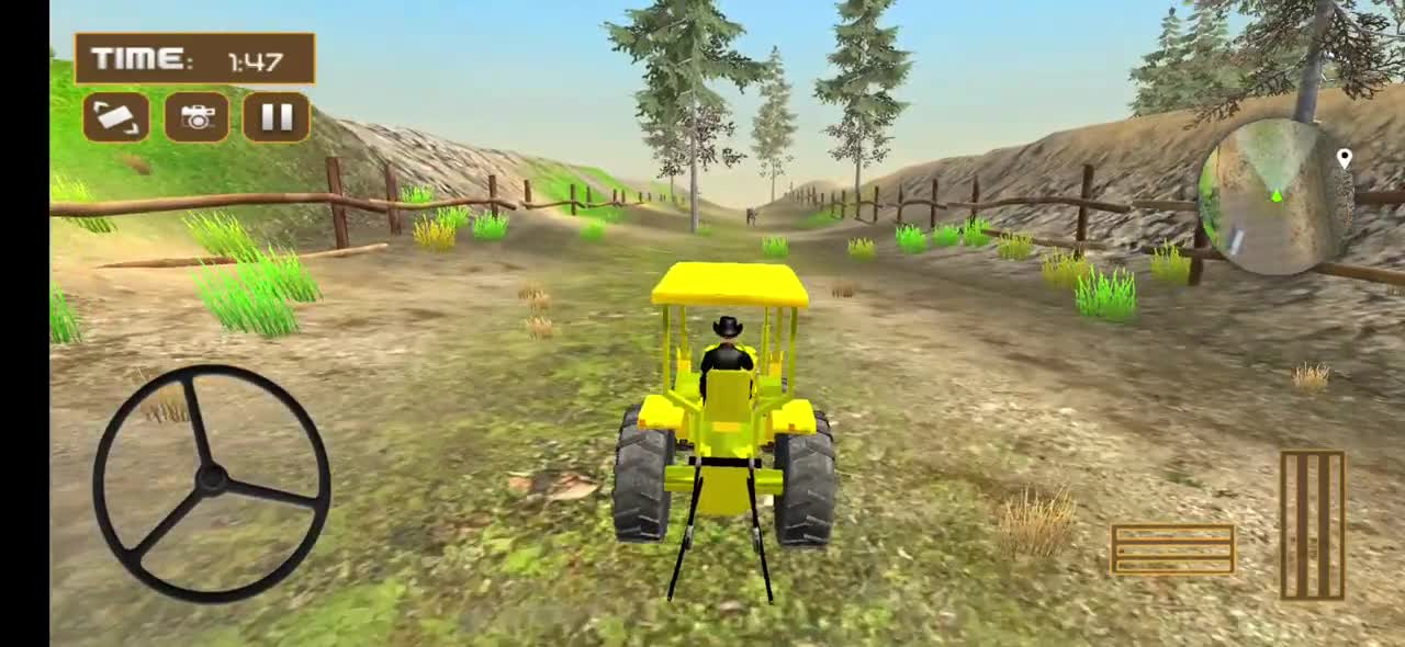 Tractor Trolley Driving Farming Simulator 3D Games _ Android Gameplay