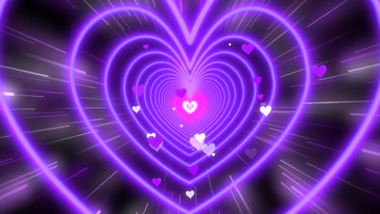 1048. Light Purple Heart Background 💜 Romantic Radiance - Heart