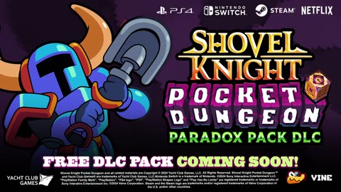 Shovel Knight Pocket Dungeon Paradox Pack DLC Trailer