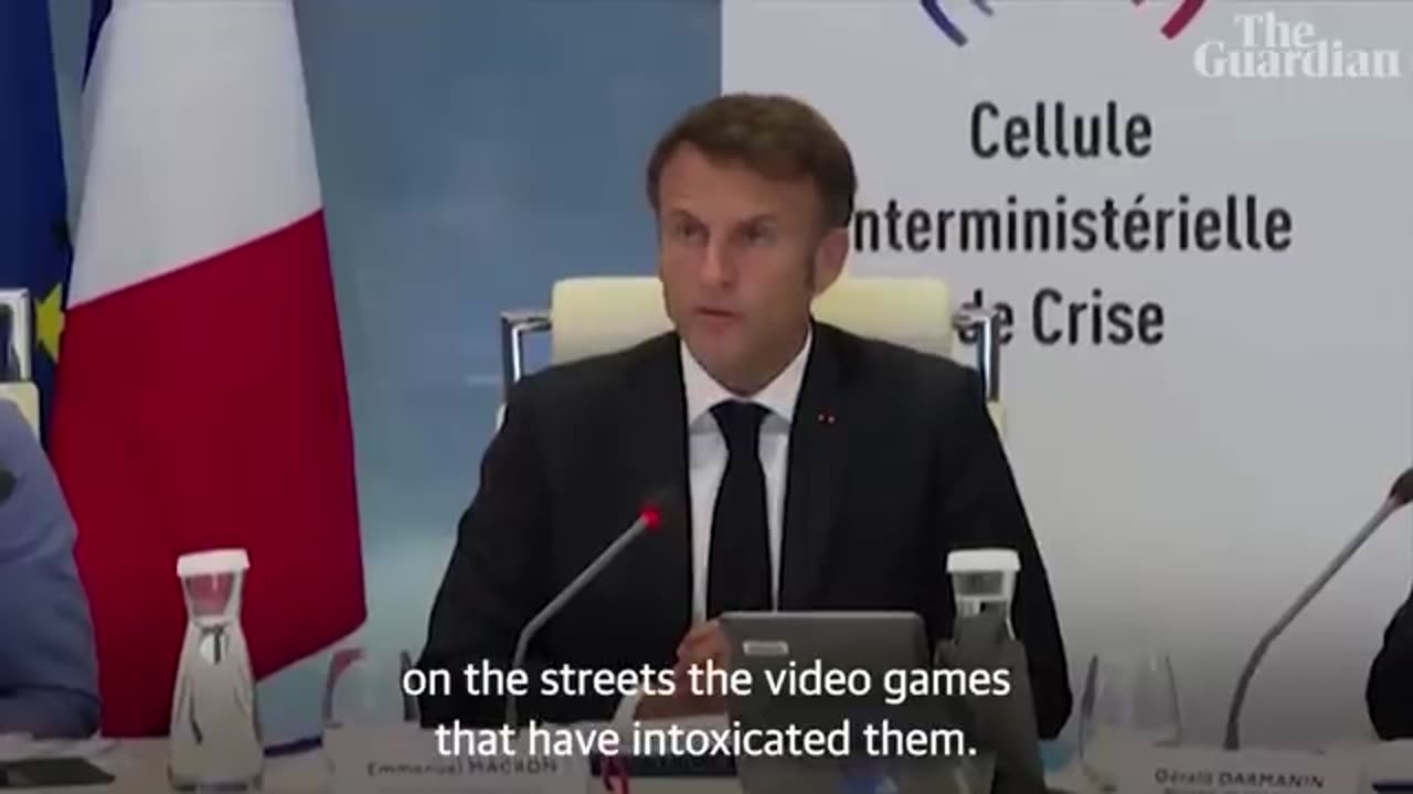 MACRON(MARICON) A YEAR AGO SPEAKING ABOUT BANNING SPEECH(GLOBALIST PUPPET)