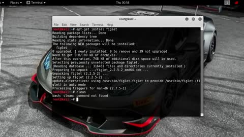 Install figlet on kali linux