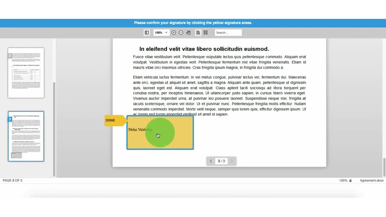 CryptoESIGN Web Product Demo From Signer