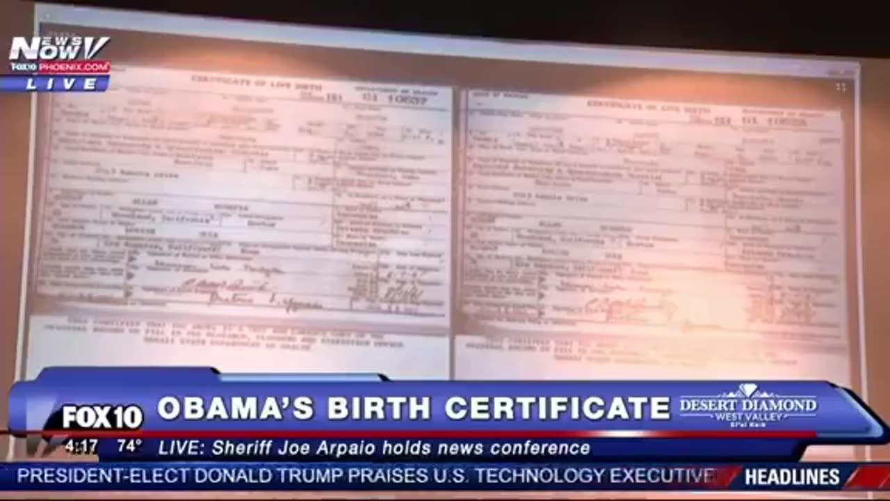 There were “9 points of forgery” on Obama’s birth certificate. #impeach44