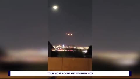 'Mysterious lights' seen hovering over Las Vegas valley