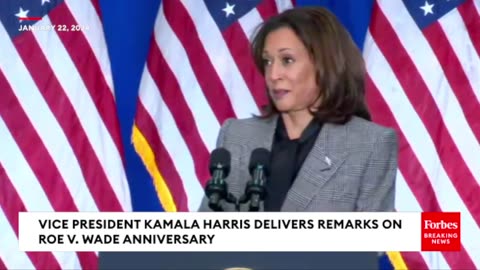 BREAKING NEWS- Vice President Kamala Harris Delivers Remarks On Anniversary Of Roe v. Wade