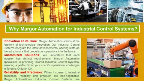 Empower Your Operations with Cutting-edge Industrial Control Systems in Toronto, Ontario, CA