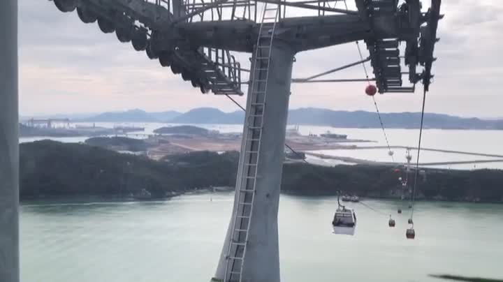 S.Korea's longest Mokpo marine cable car