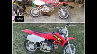 Xr70 pit bike build