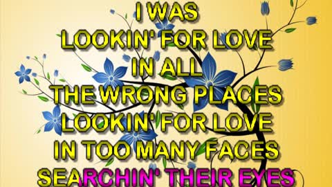 kbkaraokeking Johnny_Lee Lookin' For Love