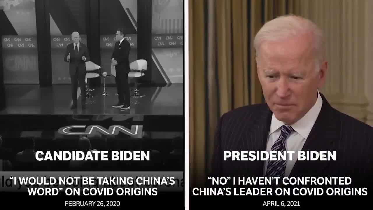 Contradiction! Candidate Biden Vs Current Biden On Holding China Accountable on COVID