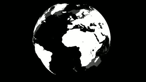 Globe Rotate Matte Loop