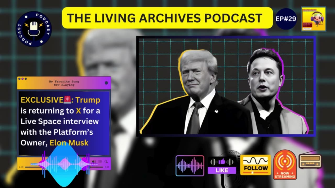 EXCLUSIVE🚨: Trump is returning to X for a Live Space interview with the Platform’s Owner, Elon Musk