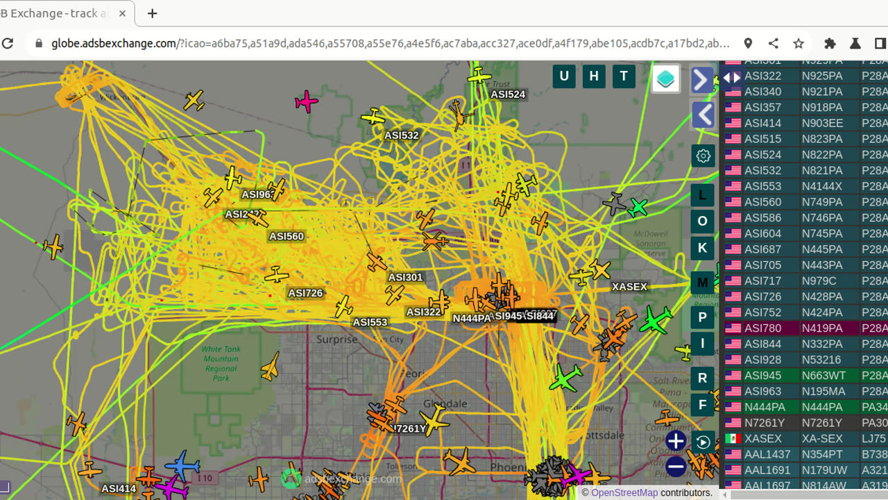 N749PA N195MA N4144X gang bangin Morristown - Jan 31st 2024 -