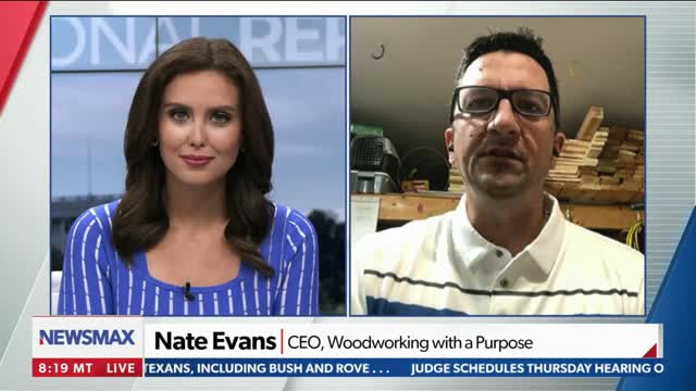 Teacher helps schools by building supplies through woodworking | 'National Report'
