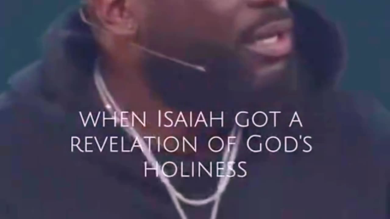 Isaiah's first word to God's presence