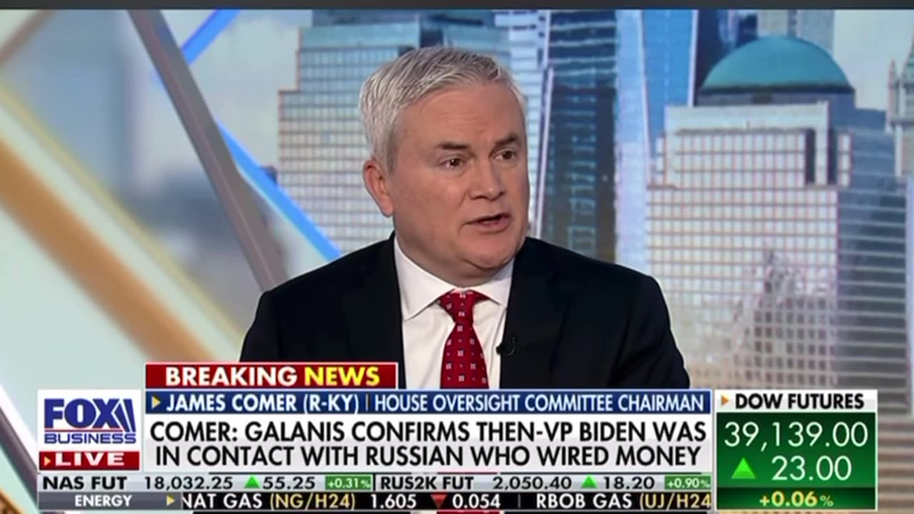 VERY CONCERNING': Rep. Comer drops major bombshells as Biden biz probe heats up