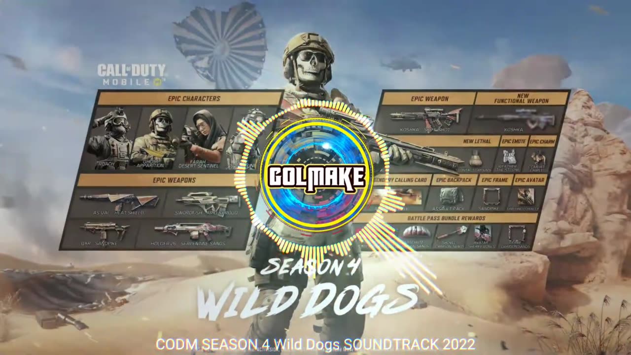 CALL OF DUTY MOBILE - SEASON 4 - Wild Dogs - SOUNDTRACK - 2022 - CODM